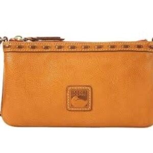 NWT Dooney & Bourke Florentine Slim Wristlel w/ Whipstich Natural Very Rare